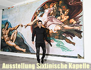 Michelangelos Sixtinische Kapelle - alle Fresken hautnah und in Originalgröße ab 07.04.2017 in der Alten Bayerischen Staatsbank (©Foto. Veranstallter)